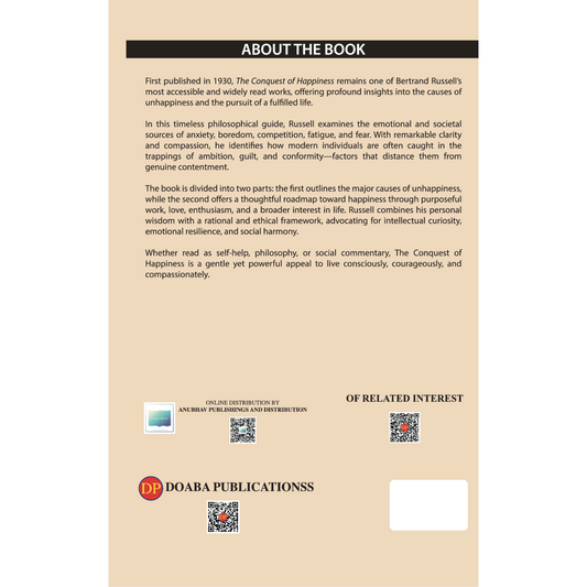 The Conquest of Happiness by Bertrand Russell