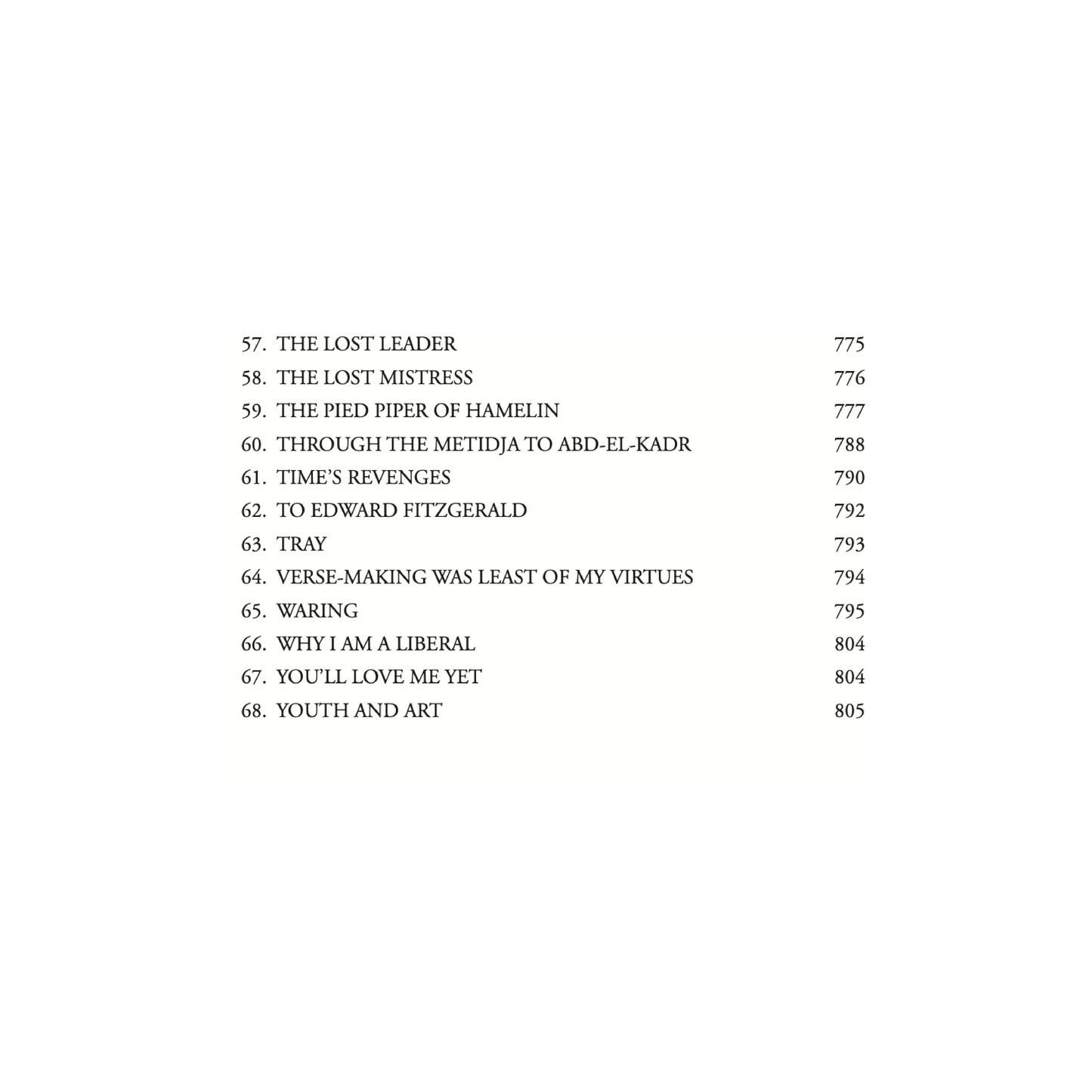 Selected Poems and Other Works