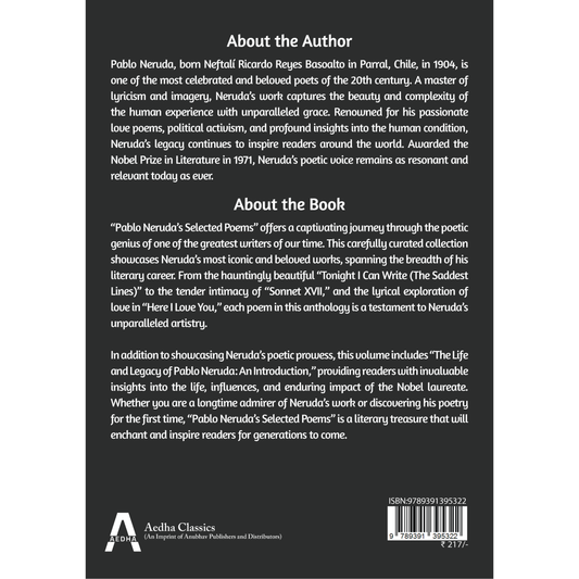 Selected Poems by Pablo Neruda