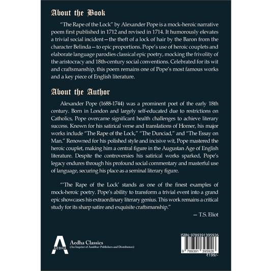 The Rape of the Lock by Alexander Pope