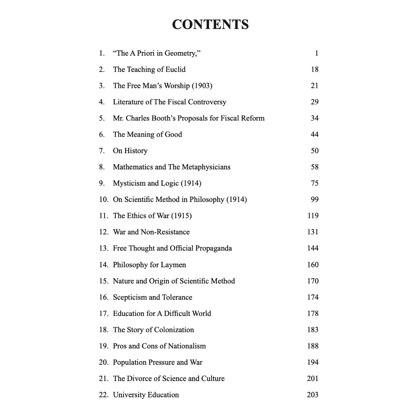 Selected Essays by Bertrand Russell