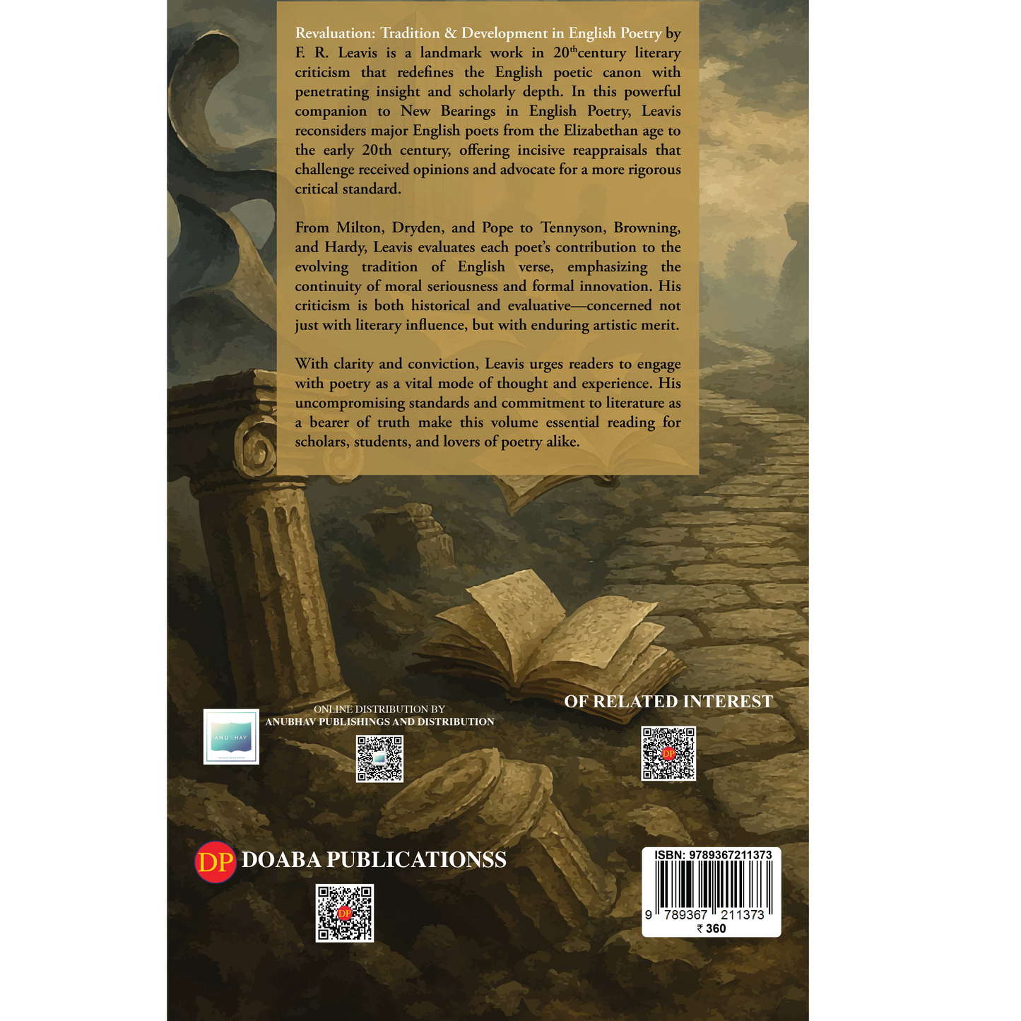 Revaluation: Tradition & Development in English Poetry