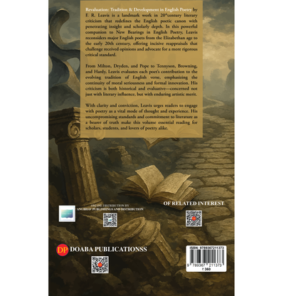 Revaluation: Tradition & Development in English Poetry