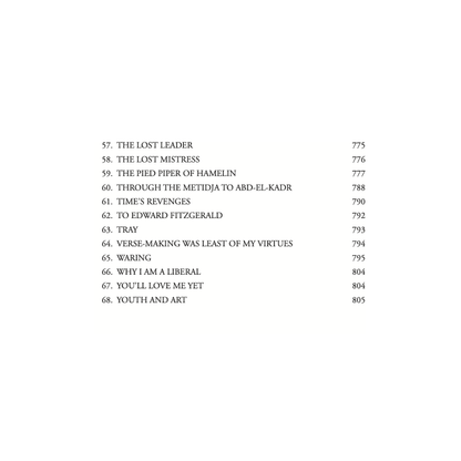 Selected Poems and Other Works