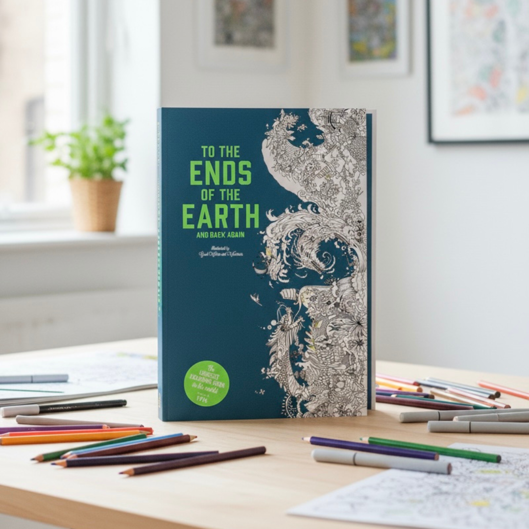 To the Ends of the Earth & Back Again | World's Longest Colouring Book